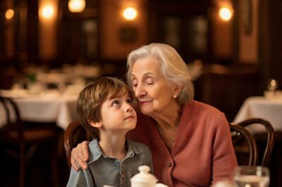 La abuela susurró: “¡Tienes los ojos de mi hija!” y el restaurante quedó en silencio