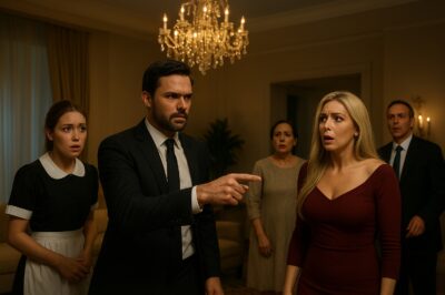 Un millonario poderoso descubrió a su novia humillando cruelmente a la sirvienta en pleno salón de su mansión, creyendo que nadie observaba. Pero lo que él hizo después, frente a familiares, amigos y empleados, dejó helados a todos los presentes, revelando una verdad oculta que cambió la vida de cada uno de los que presenció aquella escena aterradora e inesperada.