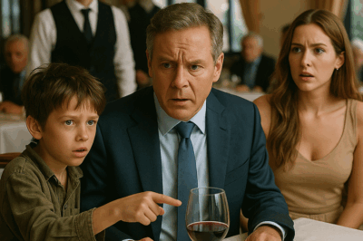 “Un niño pobre advierte: ‘¡Tu novia puso algo en el vino!’ y el millonario deja de reír”