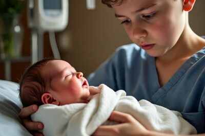 El bebé muerto fue colocado en los brazos de su hermano mayor, ¡segundos después, un llanto resonó fuerte!