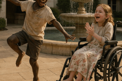 A Miracle Happened in the Garden: A Homeless Boy Awoke the Billionaire’s Daughter in a Wheelchair