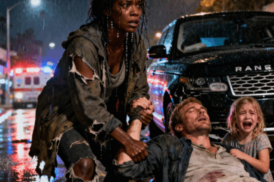 Saving Someone in the Rain, a Homeless Girl Never Expected the Injured Person to Be a Famous Millionaire.