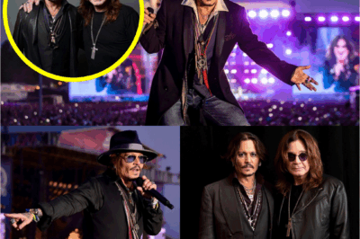 Johnny Depp Makes a Surprise Appearance on Stage…