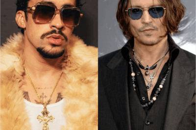Johnny Depp unexpectedly clashes with the NFL: The mystery behind the Bad Bunny storm that shook all of America.