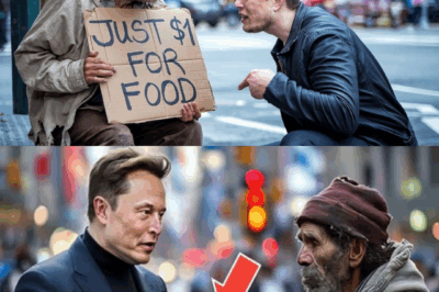 Elon Musk threw money beside a beggar, and what happened next shocked the whole world!
