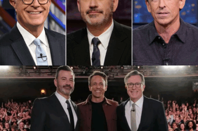Late-Night Shockwave: Kimmel, Colbert, and Meyers Join Forces in Brooklyn for Epic TV Crossover