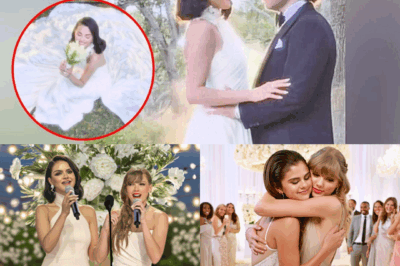 The moment that broke the internet: Taylor Swift unexpectedly appeared at Selena Gomez’s wedding and performed ‘Love Story’ with her, bringing all the guests to tears!