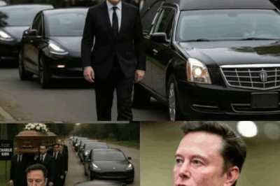 Title: “Elon Musk’s Silent Tribute: The Tesla Funeral Procession That Stopped the Nation”