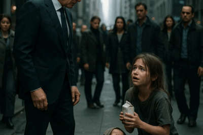 Una niña sin hogar suplicó a un millonario solo para conseguir una caja de leche y la respuesta de él dejó al mundo entero sin palabras.