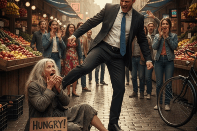 Un millonario pateó a una mendiga en el mercado sin darse cuenta de que ella era la madre que había estado buscando toda su vida.