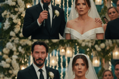 The Secret That Stopped Sandra’s Wedding: A Story of Silent Kindness, Sacrifice, and a Truth Keanu Could No Longer Carry