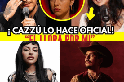 ¡CAZZU ROMPE EL SILENCIO! La cantante revela públicamente que, a pesar de todo, Christian Nodal todavía guarda sentimientos hacia ella. Sus confesiones desatan revuelo en redes y medios, reavivando rumores sobre su relación pasada, mientras fans especulan si podría haber reconciliación o nuevos giros en esta historia amorosa llena de polémica.