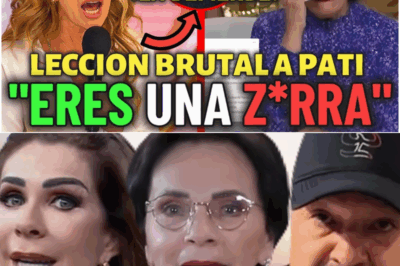 ¡EXPLOSIVO MOMENTO EN TELEVISIÓN! Una versión dramatizada de Rocío Sánchez Azuara rompe el silencio y sorprende al público al lanzar una declaración inesperada contra la figura ficticia inspirada en Pati Chapoy, desatando tensión, misterio y un giro inesperado al expresar un apoyo total hacia una artista basada en Cazzu. Lo que ocurrió en ese estudio dejó a todos sin palabras… ¡La verdad detrás del estallido te impactará!