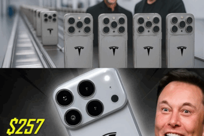ÚLTIMA HORA: Elon Musk presenta la línea de producción del Tesla Pi Phone de 789 dólares en Giga Texas, y su interior está sorprendiendo a los fans de todo el mundo.