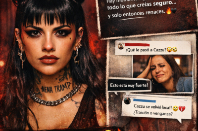 ¡AL BORDE DEL ESCÁNDALO! Cazzu y la noche que nadie olvidará… ¿traición, amor o venganza?