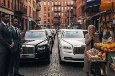 Mexicana alimentó a TRILLIZOS sin hogar; años después, 3 Rolls-Royce frenaron en su puesto de comida