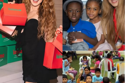 BUENA NOTICIA: Shakira llevó en silencio regalos de Navidad a un grupo de niños huérfanos, pero el momento que hizo que todos se emocionaran hasta las lágrimas no tuvo nada que ver con los obsequios. Sin cámaras. Sin periodistas. Shakira se arrodilló suavemente, rodeó con sus brazos a una niña que estaba temblando, apoyó con ternura su frente contra la de la pequeña y le susurró algo tan dulce que toda la sala pareció contener la respiración. Nadie escuchó lo que dijo; solo vieron cómo los ojos inocentes de la niña se iluminaban de repente, mientras las lágrimas corrían en silencio por los rostros de los voluntarios. Dicen que no fue simplemente una visita, sino una Navidad que esos niños recordarán por el resto de sus vidas.