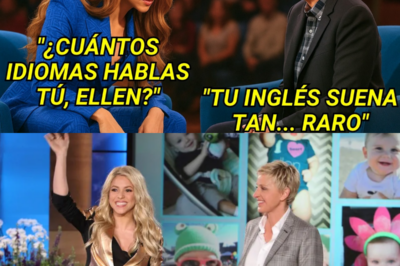 ¡BRUTAL! 🔥 Shakira acaba de “destruir” a Ellen DeGeneres en su propio programa y el mundo entero está aplaudiendo. Después de una pregunta venenosa sobre su forma de hablar inglés, la barranquillera no se quedó callada. Sin perder la sonrisa ni la compostura, soltó una verdad tan poderosa sobre los latinos y el esfuerzo de hablar otro idioma que dejó a Ellen balbuceando y sin respuesta. Fue una clase magistral de dignidad que ha dejado a 3 millones de espectadores con la boca abierta. ¿Te perdiste la respuesta que expuso la hipocresía de Hollywood? 👇 La historia completa te va a poner la piel de gallina.