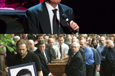 El hijo de Julio Iglesias llora mientras sostiene el retrato su padre