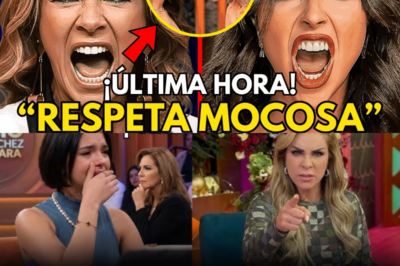 Rocío Sánchez Azuara slaps Ángela for disrespecting her live on air