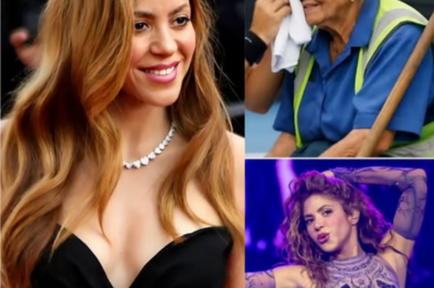 HACE 30 MINUTOS – Un momento que hizo llorar a millones de fans: después de terminar su actuación, cuando subía al coche para marcharse, Shakira no se fue de inmediato. En lugar de eso, se arrodilló frente a una anciana de 70 años que estaba limpiando entre bastidores, le tomó suavemente la mano y le entregó su propia toalla limpia. Solo una frase de Shakira cambió la vida de la mujer para siempre. Todo el estadio quedó en silencio, y luego estalló en una ola de emoción incontenible.