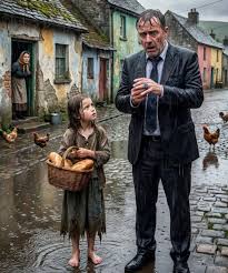 La niña que vendía pan en la esquina jamás imaginó que un simple anillo en la mano de un hombre adinerado despertaría recuerdos ocultos, revelaría una conexión inesperada entre dos mundos opuestos y destaparía una verdad tan profunda que cambiaría el destino de ambos para siempre