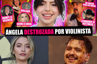 Tensión en el escenario: Ángela Aguilar vigila de cerca a Nodal tras el regreso de la violinista Esmeralda Camacho