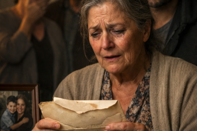 Vivió años en silencio por una mentira que nadie cuestionó… hasta que el regreso inesperado de su hijo y un viejo sobre revelaron una verdad que cambió todo lo que creía sobre su propia familia