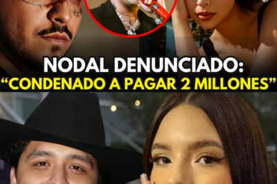 Nodal contra las cuerdas: La millonaria demanda de 2 millones de dólares y la confesión que hace temblar su relación con Ángela Aguilar