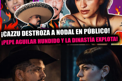 ÁNGELA AGUILAR HUNDIDA Y NODAL ARDE: ¡CAZZU LO REVIENTA SIN PIEDAD Y PEPE QUEDA AL DESCUBIERTO!
