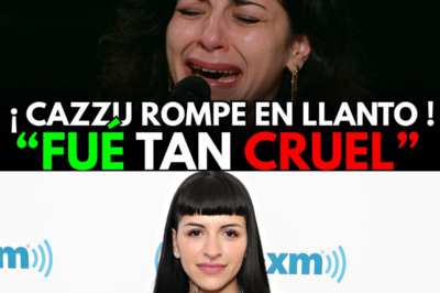 CAZZU ROMPE EN LLANTO EN MONTERREY AL CANTAR SU NUEVA CANCIÓN “FUE TAN CRUEL