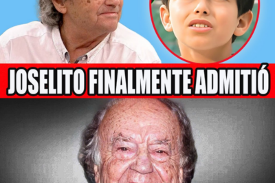 Ahora, a sus 82 años, Joselito, el legendario ídolo finalmente rompió el silencio.