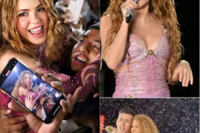 Mientras Shakira interactuaba con sus fans, un hombre con zapatillas viejas y una gorra descolorida intentó entregarle una nota escrita a mano. El personal de seguridad trató de detenerlo de inmediato por temor a una posible amenaza.