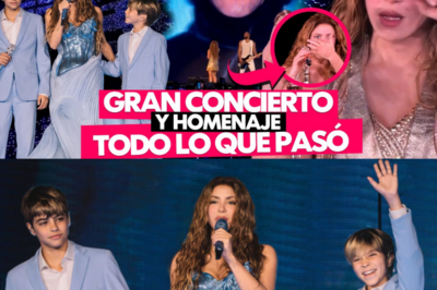 La noche que Shakira no pudo contener el llanto: tributo a Cerati y debut inesperado de sus hijos en Argentina