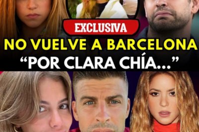SHAKIRA EXPLOTA TRAS DESCUBRIR LOS PLANES DE PIQUÉ CON CLARA CHÍA Y DECIDE NO VOLVER A BARCELONA