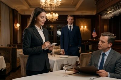 Pensó que solo era una mesera y no le prestó atención en ese momento. Poco después, frente a su esposo millonario, la situación dio un giro inesperado y cambió la forma en que todos entendían lo que había pasado