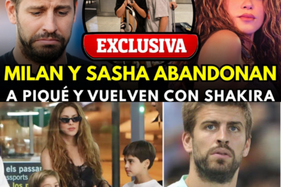 Milan y Sasha abandonan a Gerard Piqué: La llamada desesperada a Shakira y el desplante del abuelo que sellaron la ruptura familiar