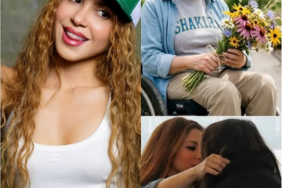 Shakira acababa aterrizar tras regresar a Florida, Estados Unidos, después de finalizar su presentación. No hubo flores,