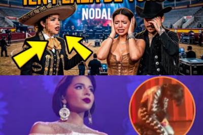 ¡Caos en la Plaza de Toros! Ángela Aguilar Irrumpe Sin Avisar en Concierto de Nodal, Humilla a Corista y Desata un Escándalo Monumental
