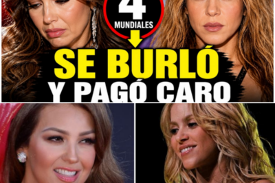 ¡El silencio que ensordece! Thalía ataca a Shakira y los números le dan la respuesta más humillante de la historia